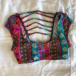 Hobie Multi Coloured bikini top